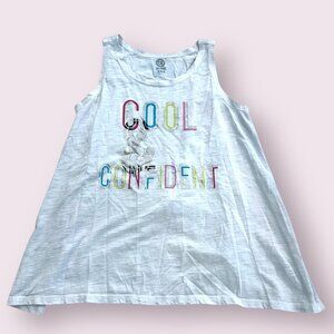 Crazy 8 Athletic Girls Cool & Confident Tank Top size 14